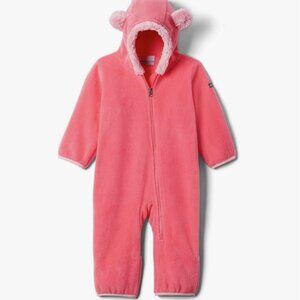 Columbia Tiny Bear II Fleece Bunting | Baby Girl - Pink - 6-12 Months